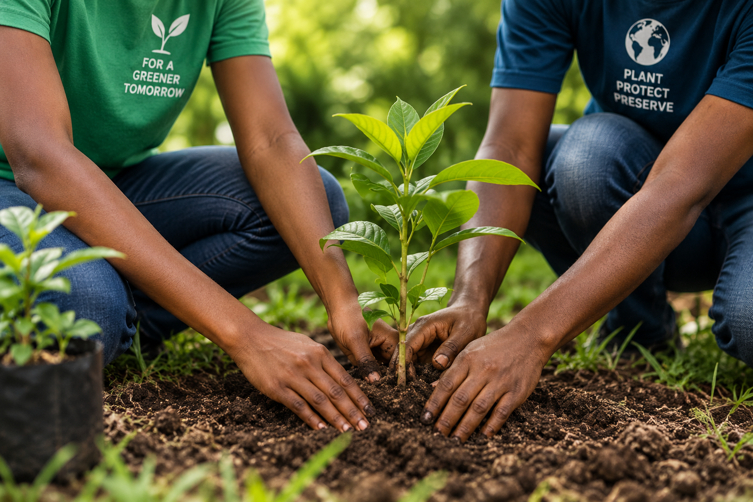 Planting trees and conservation