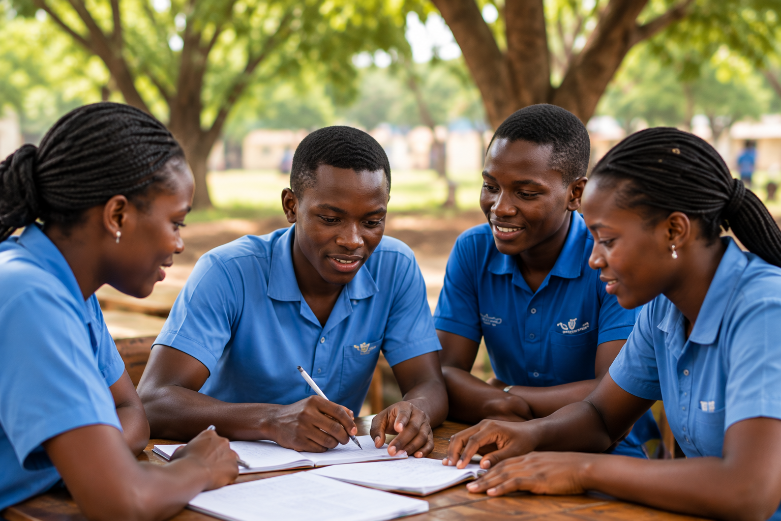 Youth learning together